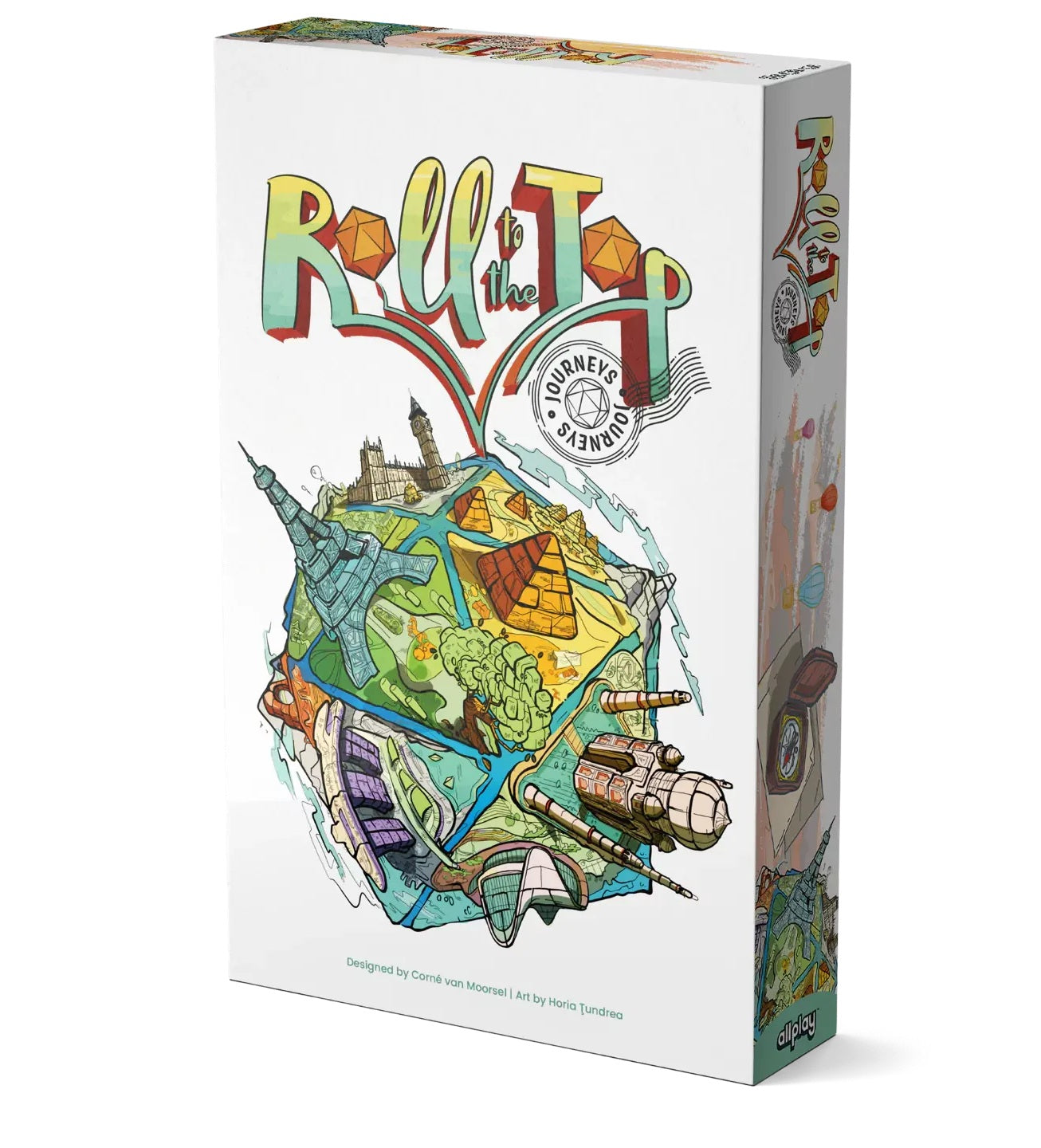 Roll to the Top: Journeys English Board Game